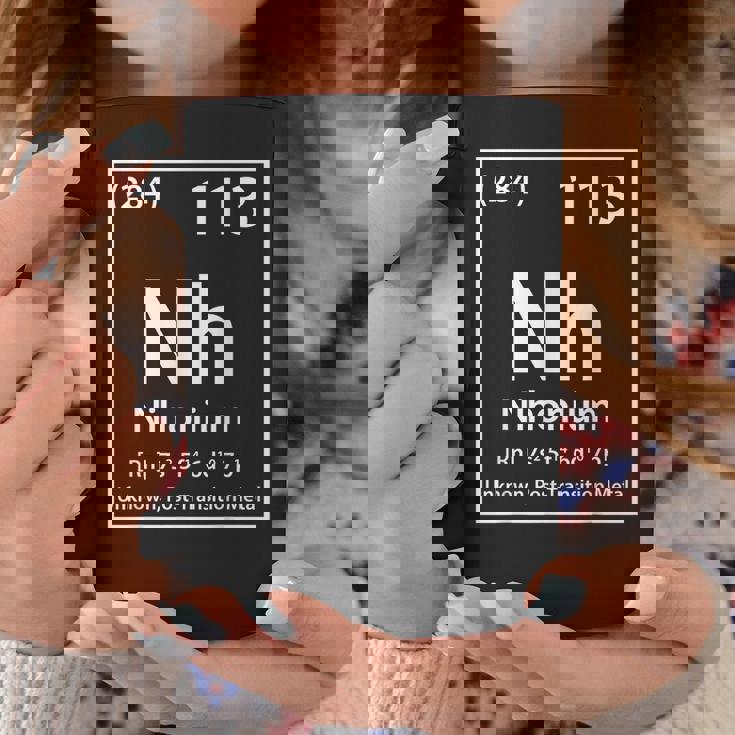 ニホニウム化学元素白 コーヒーマグ 面白い贈り物