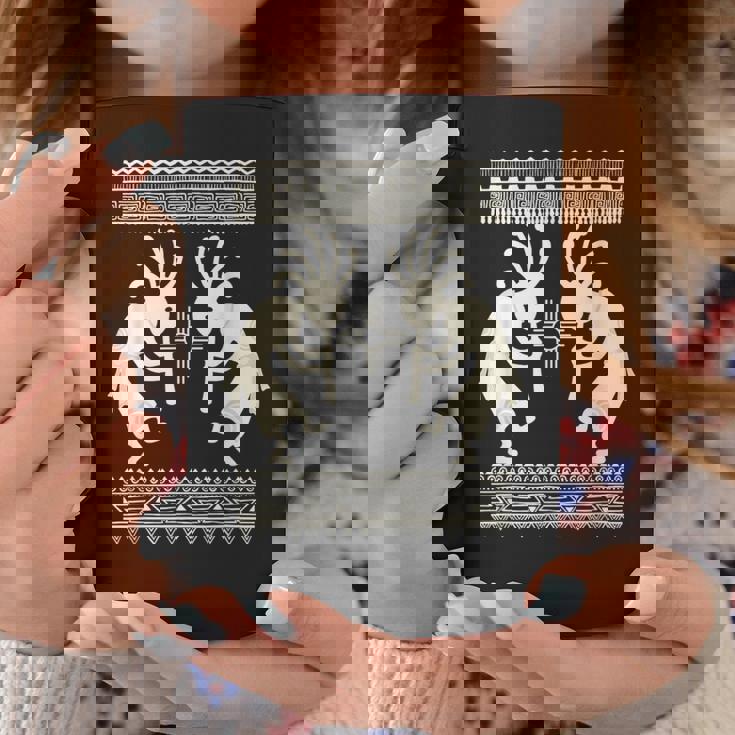 ネイティブアメリカン カルチャー ココペリ ミュージシャンボーダー 2 楽しい コーヒーマグ 面白い贈り物