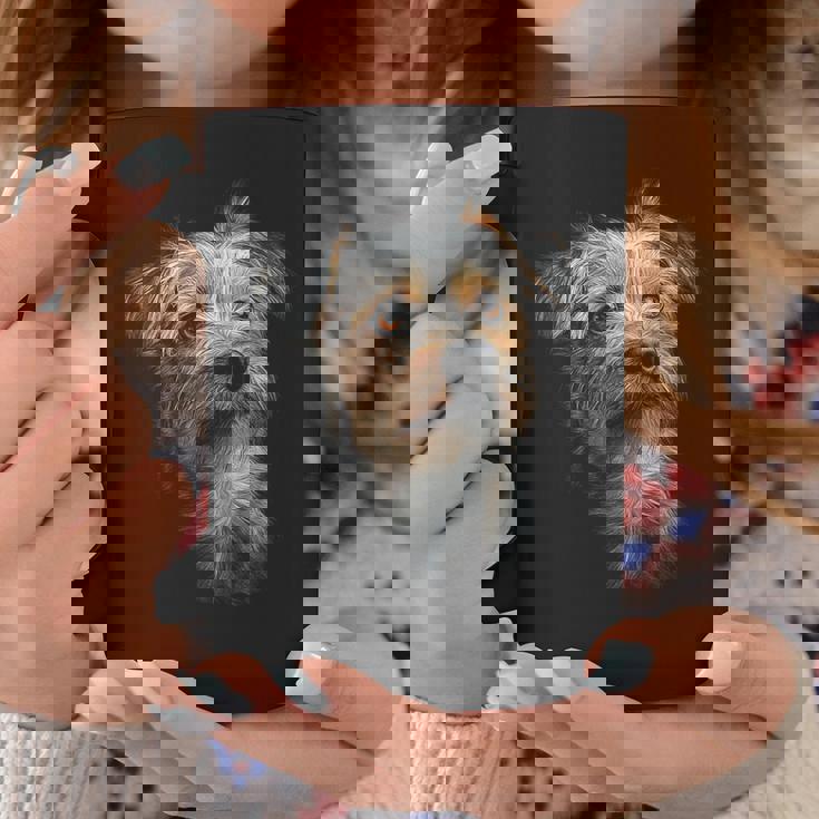 ノーフォークテリア 犬 モチーフ ペット イラスト ノーフォークテリア コーヒーマグ 面白い贈り物