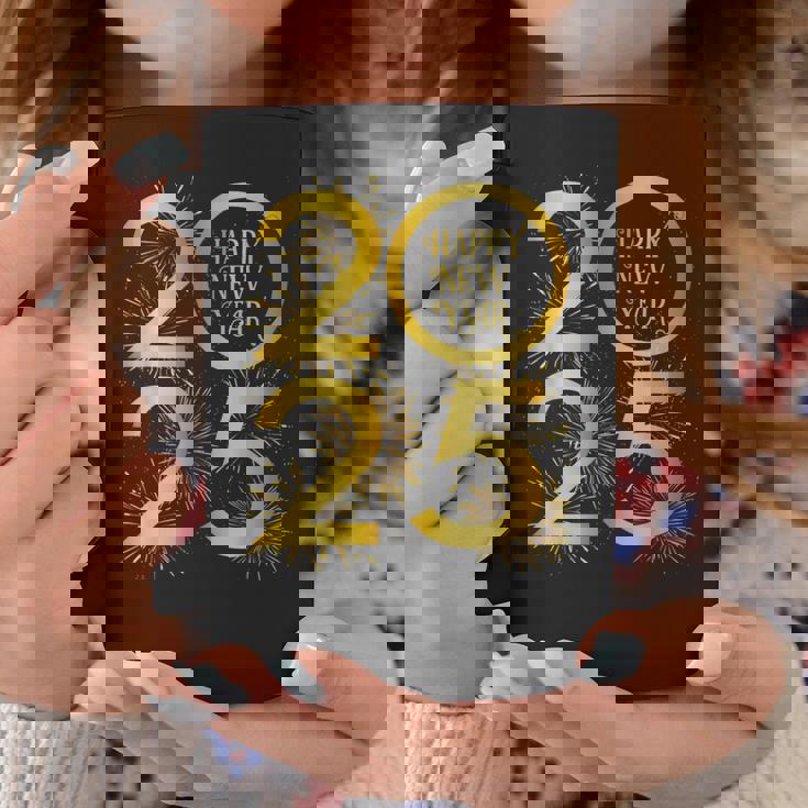 ハッピーニューイヤーパーティー用品 2025年新年花火 コーヒーマグ 面白い贈り物