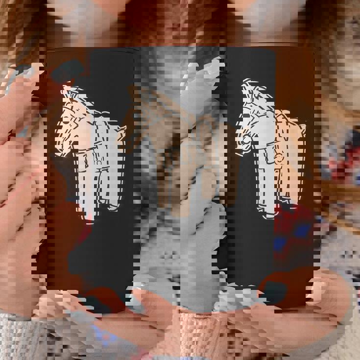 ハニワの馬 埴輪【ゆるフレンズ】歴史土器 シンプル かわいい イラスト コーヒーマグ 面白い贈り物