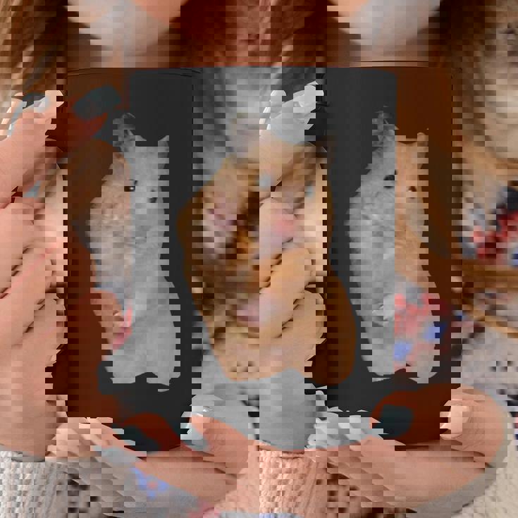 ハムスターミーム ピースサイン付き コーヒーマグ 面白い贈り物