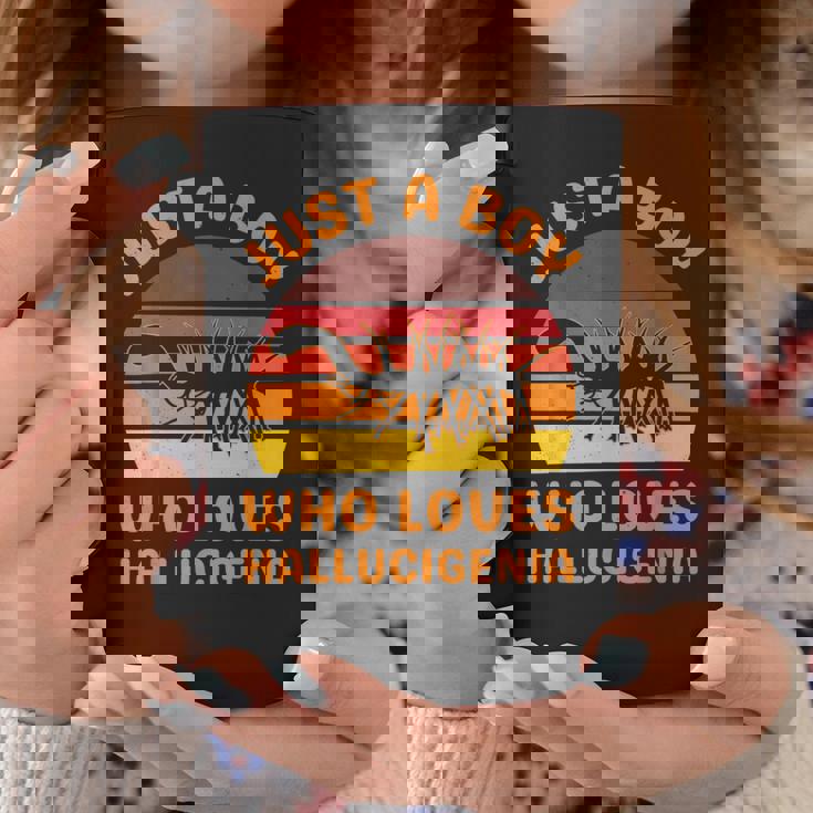 ハルキゲニアの化石絶滅虫が大好きなただの少年 コーヒーマグ 面白い贈り物