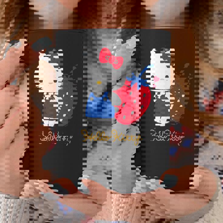 ハローキティ いちご ダークカラー コーヒーマグ 面白い贈り物