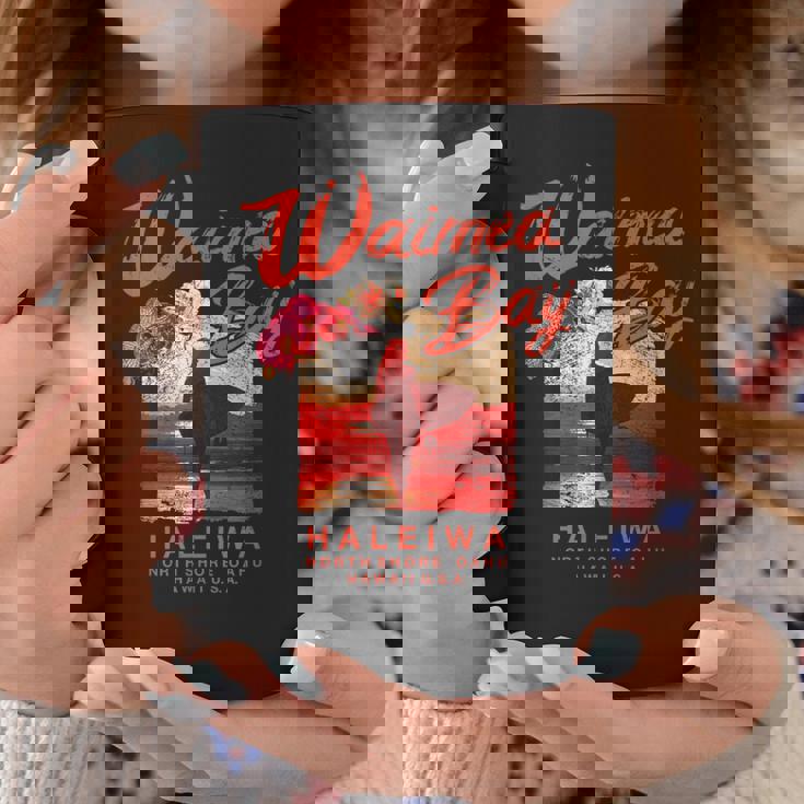 ハワイ ワイメア ベイ サーフィン ヴィンテージ ハワイアン コーヒーマグ 面白い贈り物