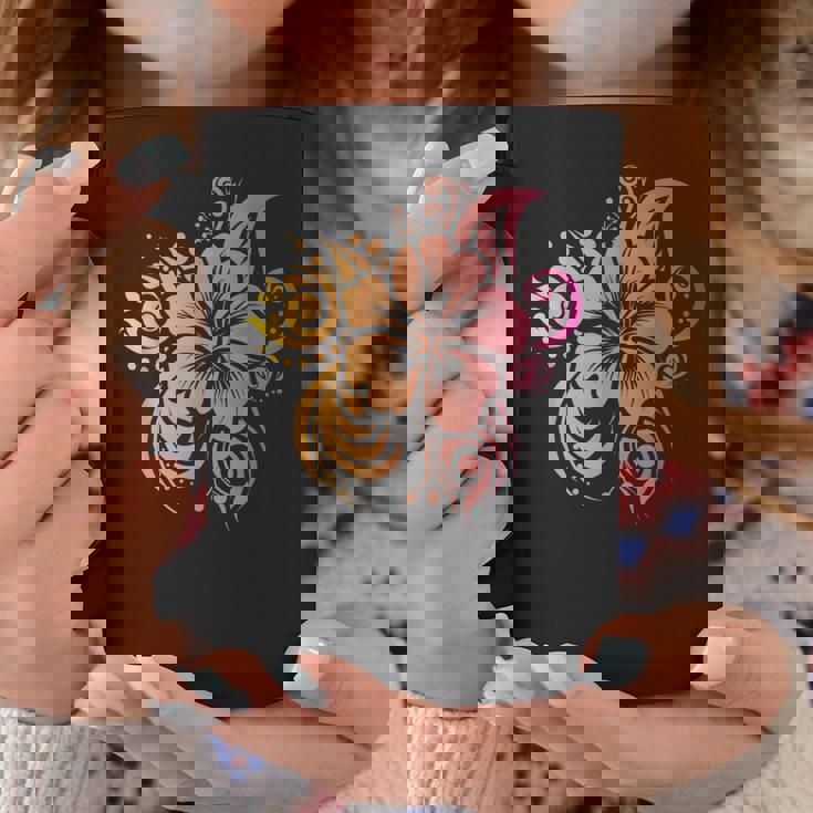 ハワイアン トライバル ハイビスカスシャツ ハワイアン トライバル コーヒーマグ 面白い贈り物