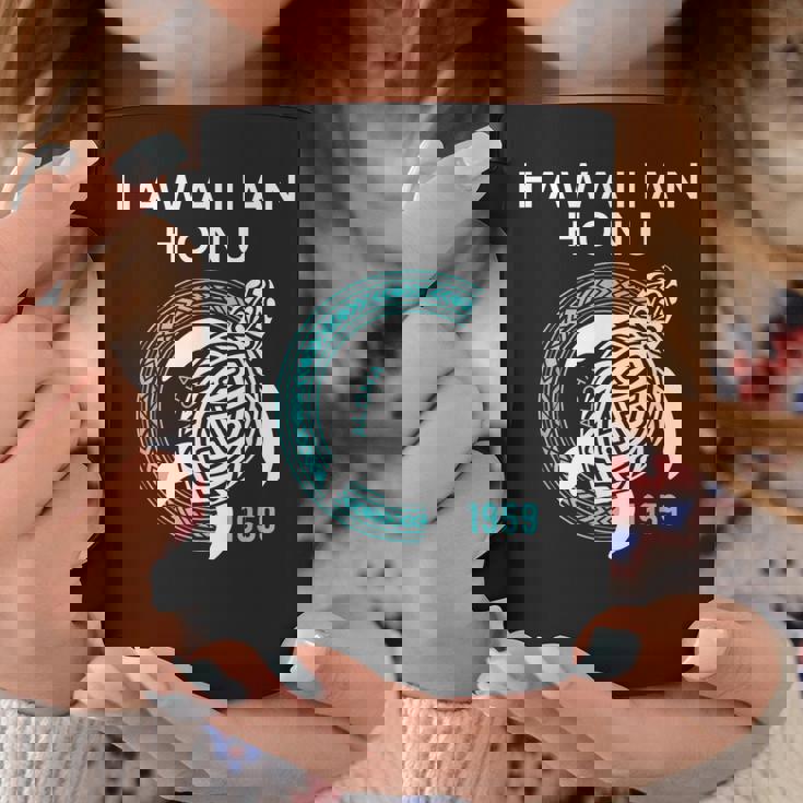 ハワイアン ホヌ ポリネシア トライバル ウミガメ ハワイ エスト 1959 コーヒーマグ 面白い贈り物