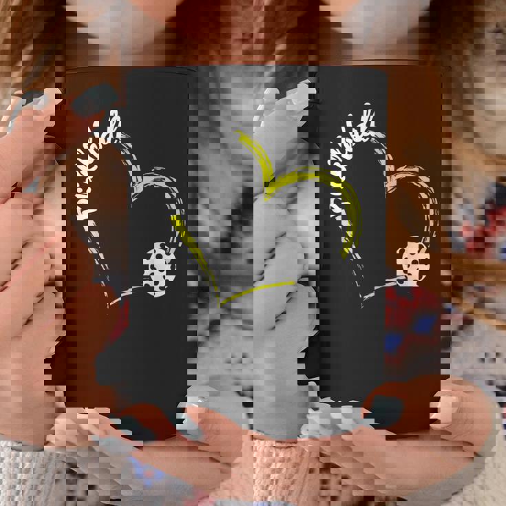 ハート ピックルボール ラブパドル スポーツ ピックルボール コーヒーマグ 面白い贈り物