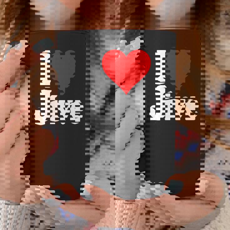 ハートジャイブジャズダンスミュージックが大好き コーヒーマグ 面白い贈り物