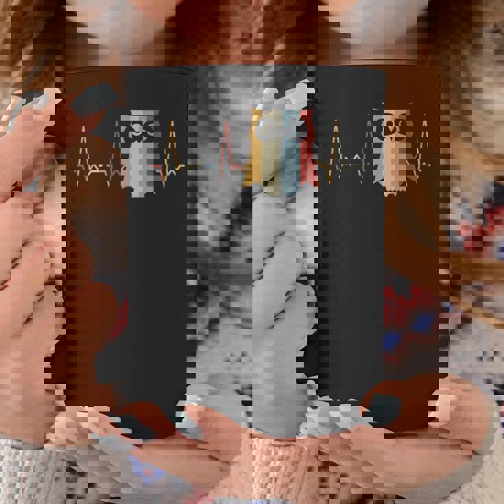 ハートビートフクロウ コーヒーマグ 面白い贈り物