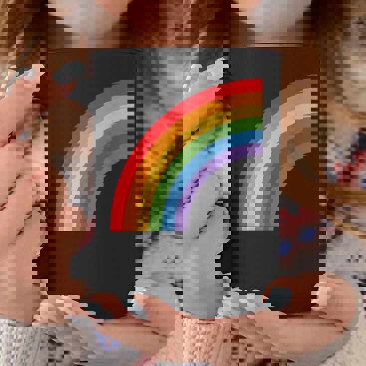 ハーフレインボー Roygbiv カラフルラッキーレインボー コーヒーマグ 面白い贈り物
