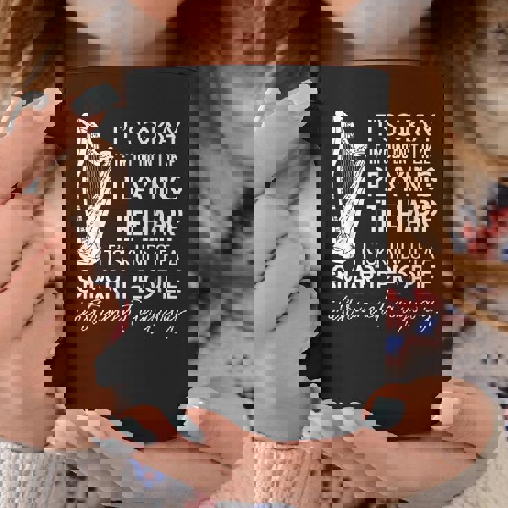 ハープを弾くのが嫌いなら大丈夫 コーヒーマグ 面白い贈り物