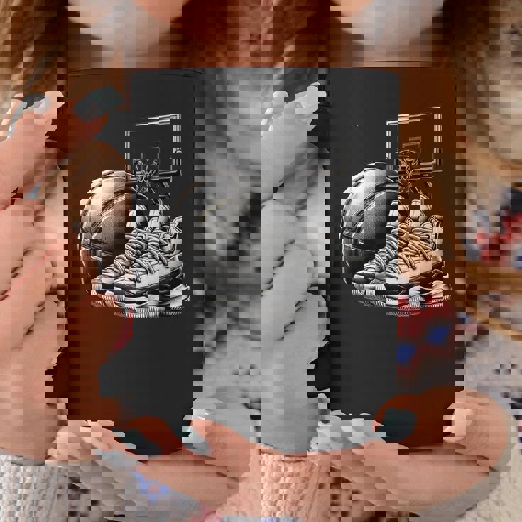 バスケットボール選手の夢 スニーカー ボール スラムダンク コーヒーマグ 面白い贈り物