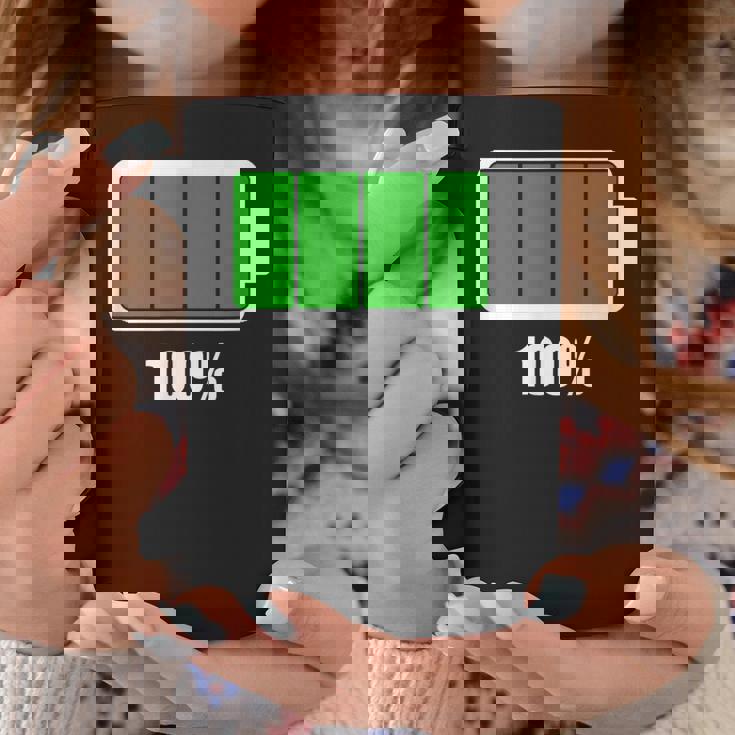 バッテリー 100 シャツ バッテリーフル充電 バッテリー満載 コーヒーマグ 面白い贈り物