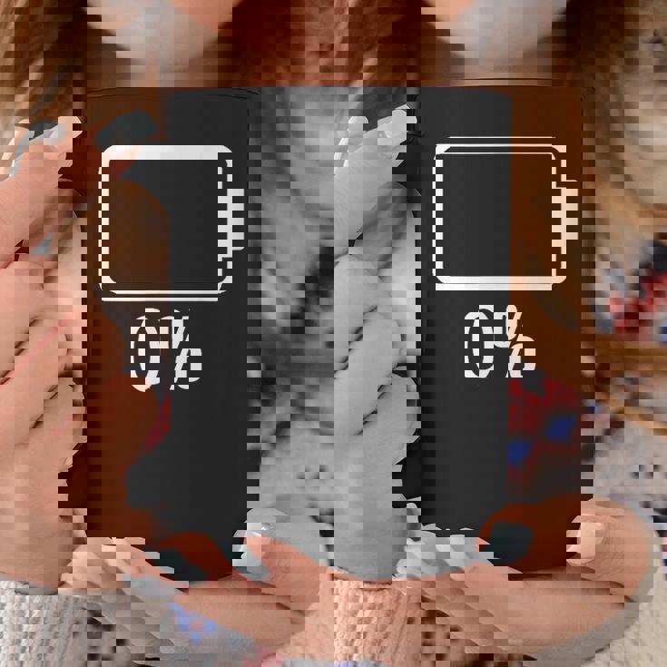 バッテリー0シャツバッテリーハート空充電バッテリー空 コーヒーマグ 面白い贈り物