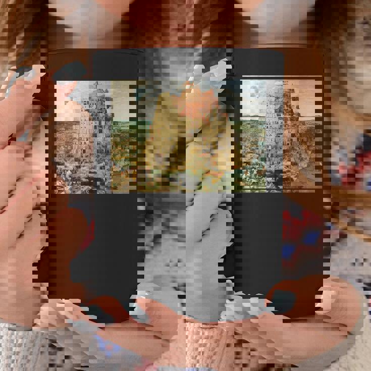 バベルの塔／ピーテル・ブリューゲル【世界の名画】（高精細画質） 美術館アート コーヒーマグ 面白い贈り物