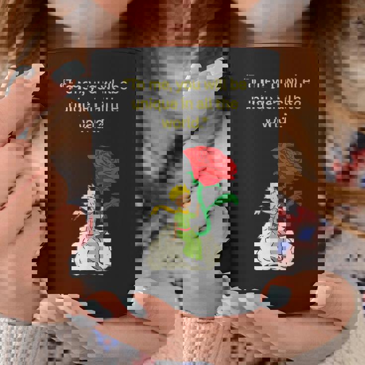 バラの言葉が入った星の王子様 コーヒーマグ 面白い贈り物