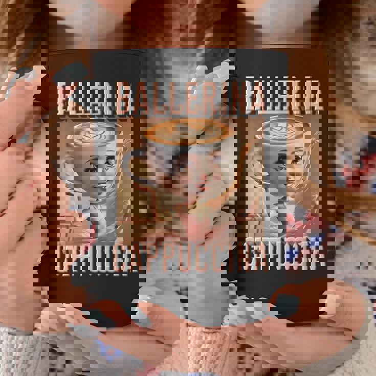 バレリーナ カプチーナ Ai 生成 キャラクター イタリアン ブレイン コーヒーマグ 面白い贈り物