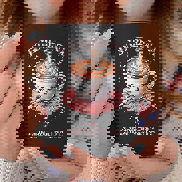 バレリーナ カプチーノ おもしろスローガン イタリアンブレイン レッド コーヒーマグ 面白い贈り物