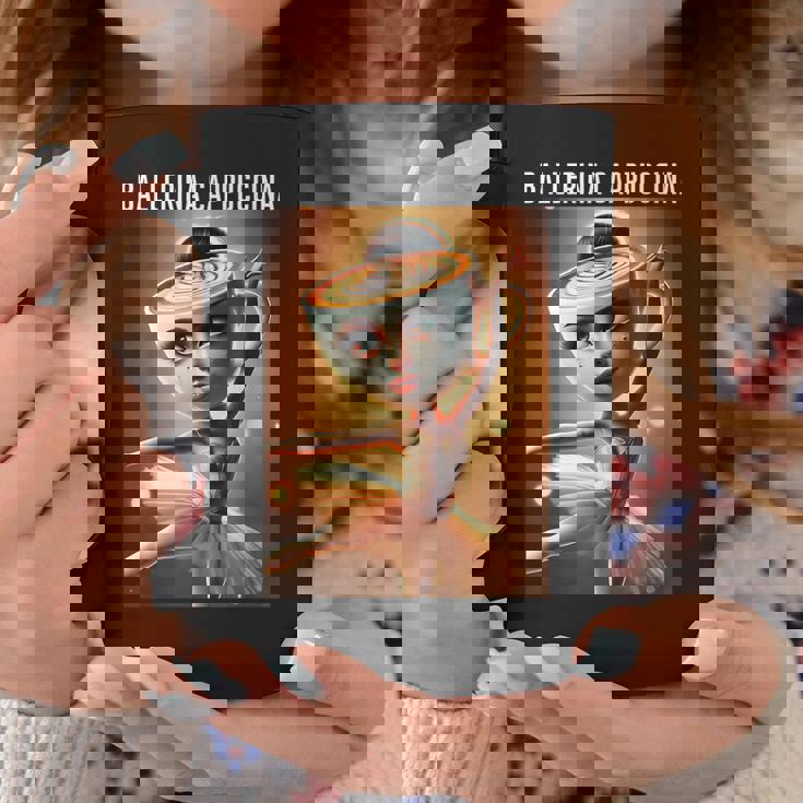 バレリーナ カプチーノ 面白い イタリアン ブレイン レッド コーヒーマグ 面白い贈り物