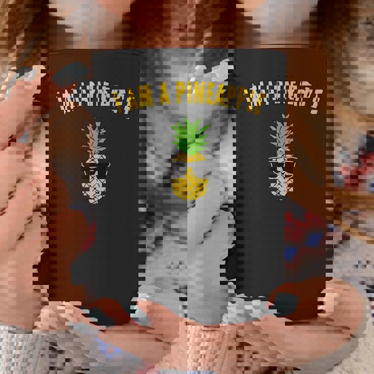 パインアップル おもしろ フルーツ ファンキー パイナップル アロハ ビーチ ハワイアン サングラス コーヒーマグ 面白い贈り物