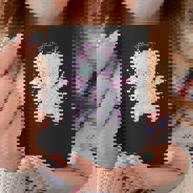 パステルゴス カワイイ 鬼熊 不気味 かわいい コーヒーマグ 面白い贈り物