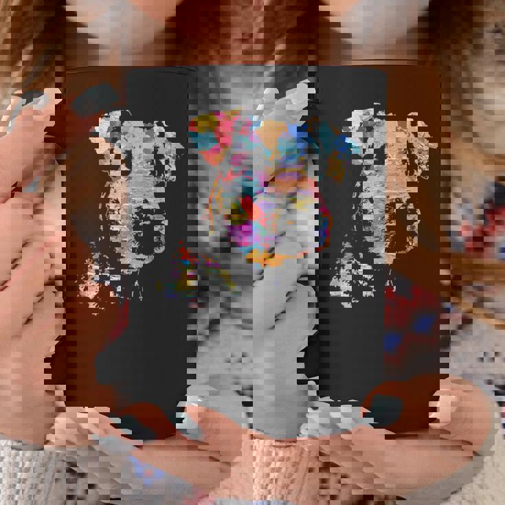 パステルペイント エアデールテリアポートレート コーヒーマグ 面白い贈り物