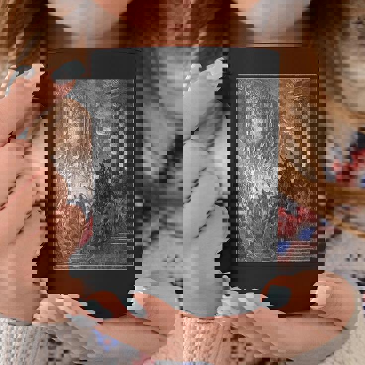 パラダイス・ロスト「ハイ・オン・ア・スローン」ギュスターヴ・ドレ・アート コーヒーマグ 面白い贈り物