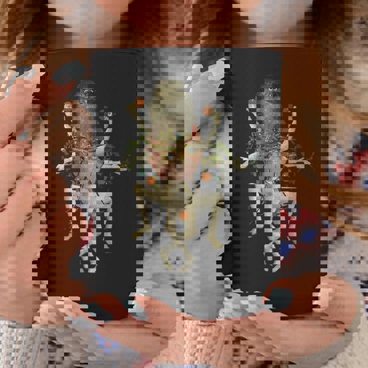 ヒエロニムス ボッシュ 地上の喜びの庭 フクロウ コーヒーマグ 面白い贈り物