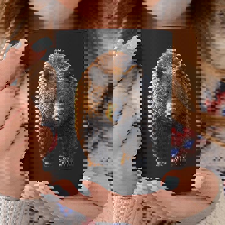 ヒグマ グリズリー ベア ブラザーズ フォレスト ワイルド ヒグマ コーヒーマグ 面白い贈り物