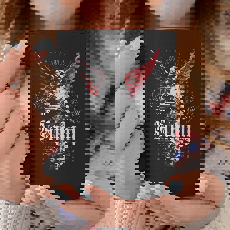 ヒップホップ Y2k ヴィンテージ ヒップスター エッジの効いたアーバン ストリートウェア エンジェル コーヒーマグ 面白い贈り物