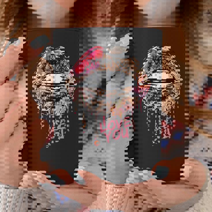 ヒョウ柄 チーター柄 アニマルリップ 花柄 セクシー ヒョウ柄 コーヒーマグ 面白い贈り物