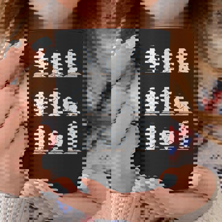 ビションフリーゼヨガ コーヒーマグ 面白い贈り物