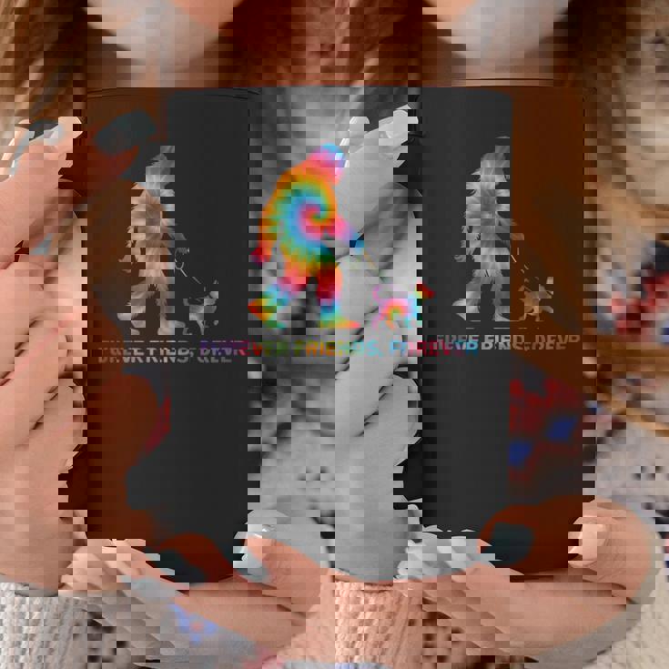 ビッグフットと犬の絆 – Furever Friends Forever コーヒーマグ 面白い贈り物