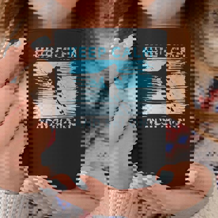 ビンテージ スキー シャツ コーヒーマグ 面白い贈り物