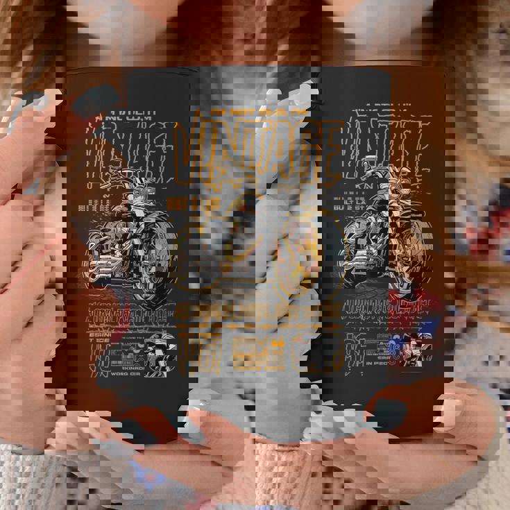 ビンテージ バイク バイカー バイクの誕生日 1961 年生まれ コーヒーマグ 面白い贈り物