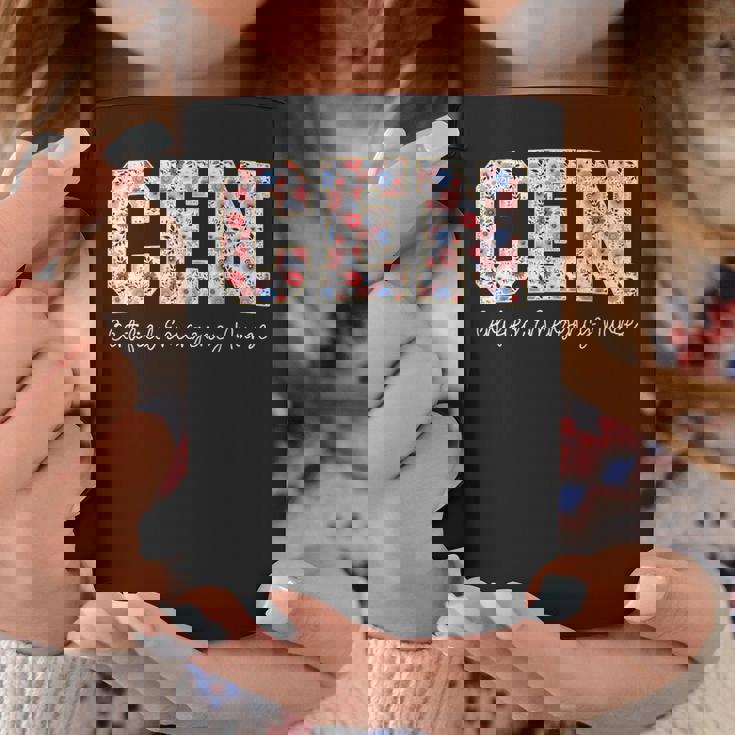 ビンテージcen認定緊急看護師ワイルドフラワーer医師 コーヒーマグ 面白い贈り物