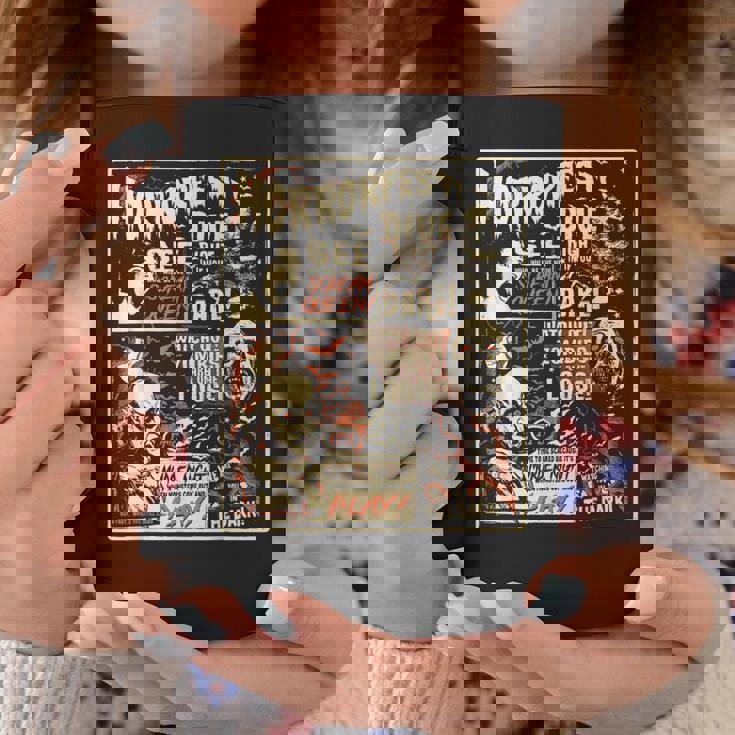 ビンテージホラーフェストポスターハロウィン映画オールドタイムホラー コーヒーマグ 面白い贈り物