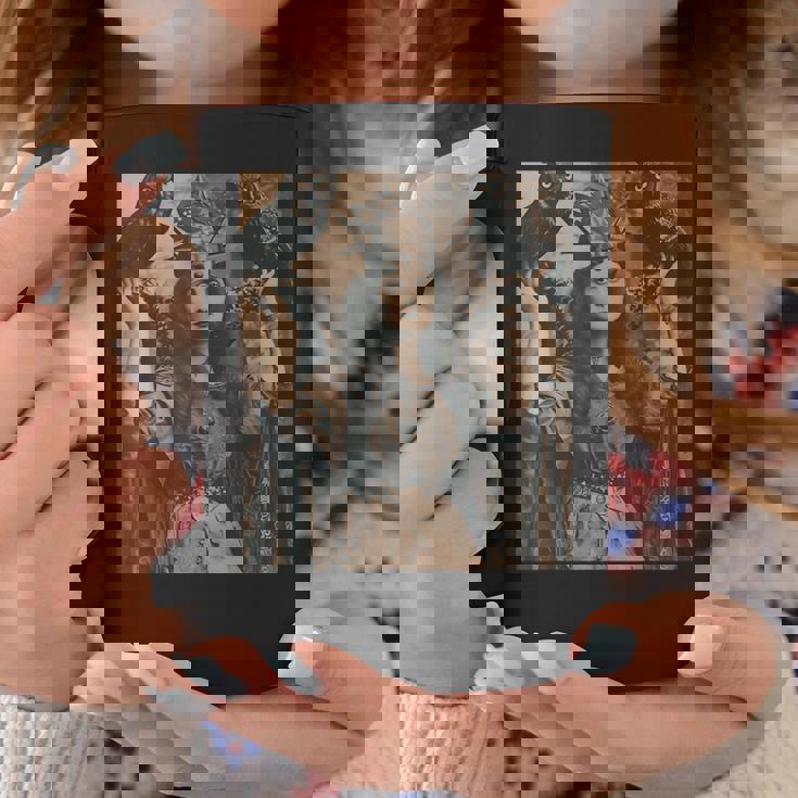 ビンテージ魔女魔女魔術師と猛禽フクロウ鳥ゴスゴシック。 コーヒーマグ 面白い贈り物