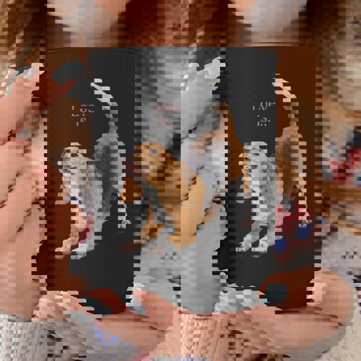 ビーグルシャツ ビーグルtシャツ Love Is Dog Mom Dad 子犬 ペット キュート コーヒーマグ 面白い贈り物