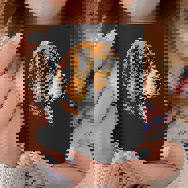 ビーグル子犬ビーグル狩猟犬かわいい犬イングリッシュビーグル コーヒーマグ 面白い贈り物