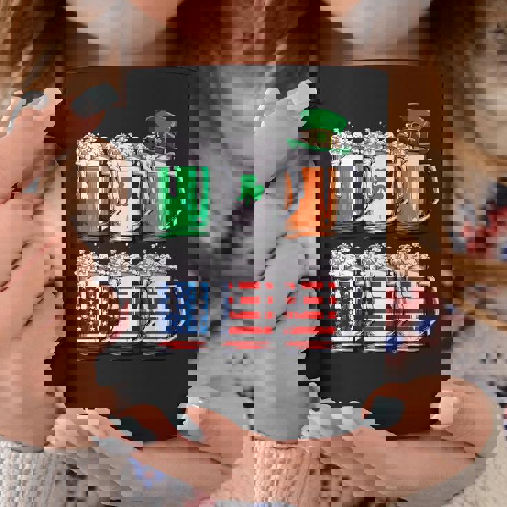 ビール聖パトリックデー メンズ アイルランドのアメリカ国旗 ドリンクマグ コーヒーマグ 面白い贈り物