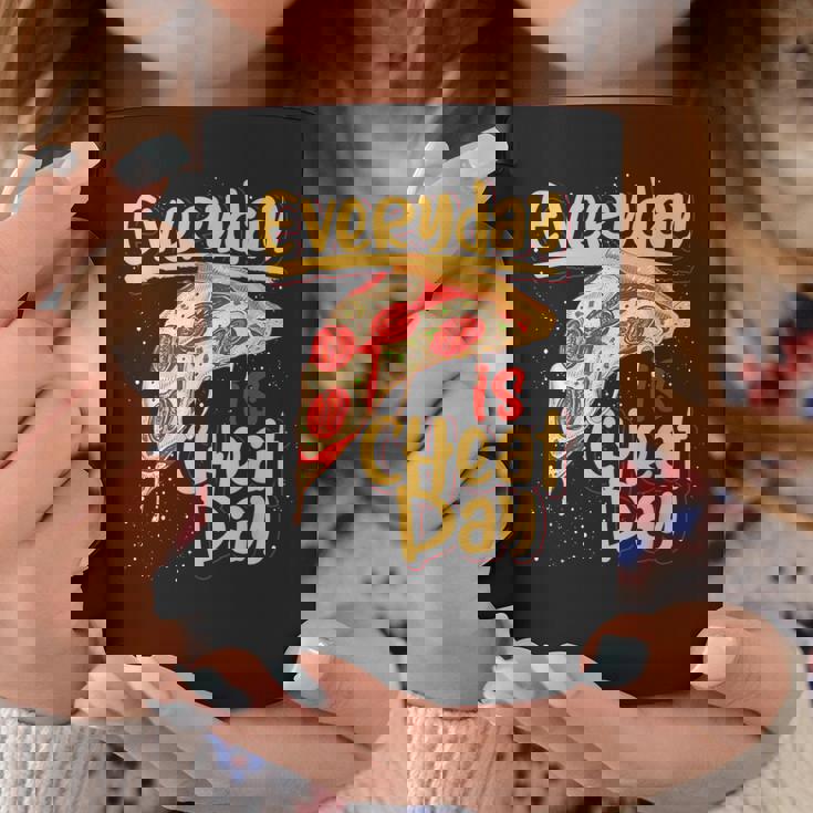 ピザ 美味しい食べ物 恋人 炭酸 不健康なダイエット チートデー コーヒーマグ 面白い贈り物