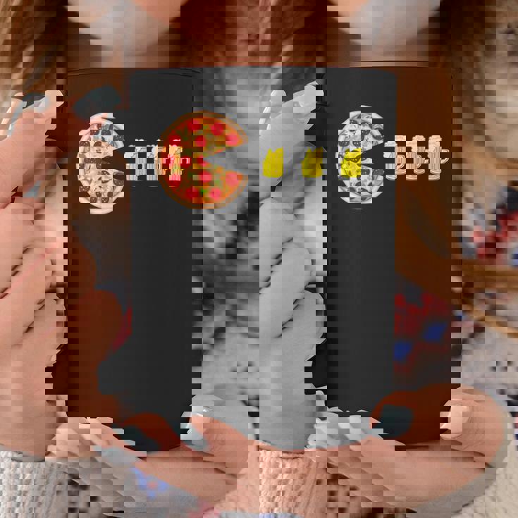 ピザとビール 楽しいピザ ナイトゲーマー ピザ コーヒーマグ 面白い贈り物