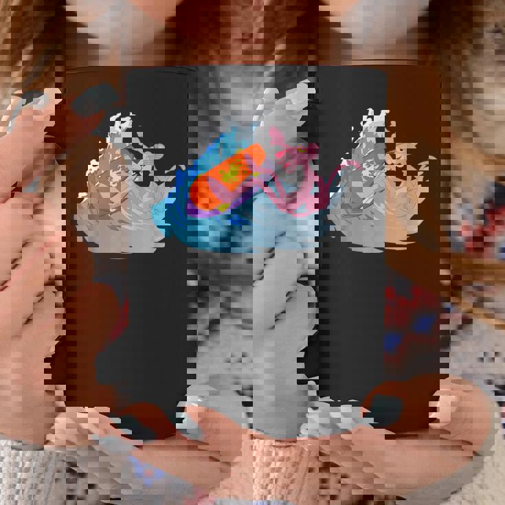 ピンクパンサー ビーチサーフィン 夏休み コーヒーマグ 面白い贈り物