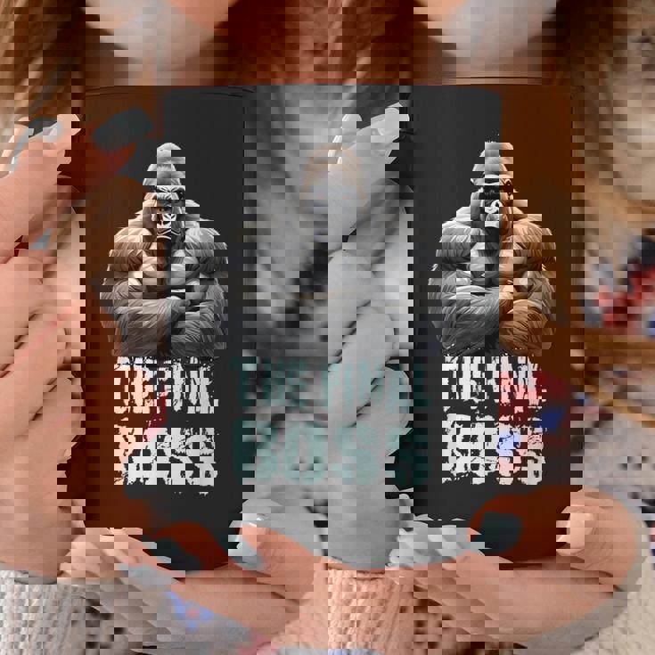 ファイナルボス シルバーバック ゴリラデザイン コーヒーマグ 面白い贈り物