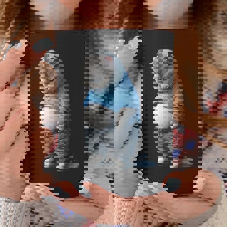 ファニー ファット 悲しい猫 アートデザイン 太った子猫 猫好き コーヒーマグ 面白い贈り物