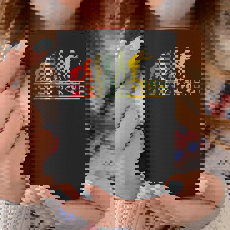 ファニー ペタンク シャツ ヒューマン エボリューション メンズ レディース ボーイズ ガールズ コーヒーマグ 面白い贈り物