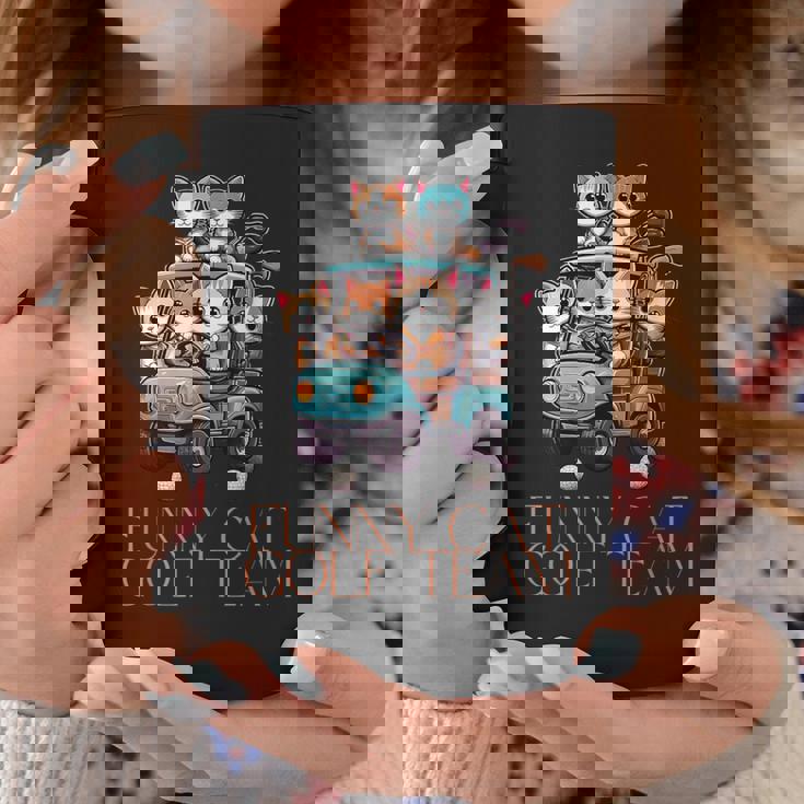 ファニーキャットゴルフチーム アニメ コーヒーマグ 面白い贈り物