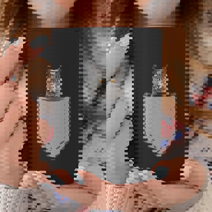 ファニーブリティッシュショートヘア猫 コーヒーマグ 面白い贈り物